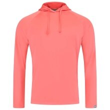 Head Long-sleeved Hoodie Functional (high wearing comfort) coral red Men