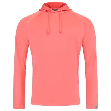 Head Long-sleeved Hoodie Functional (high wearing comfort) coral red Men