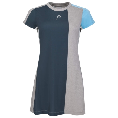 Head Padel Tennis Dress Tech Dress (separate inner shorts) grey/navy blue Women