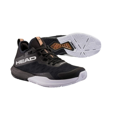 Head Padel Shoes Motion Pro black/white Men