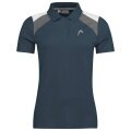 Head Tennis Polo Club 22 Tech (Moisture Transfer Microfiber Technology) navy blue Ladies