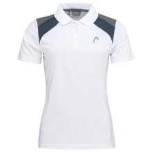 Head Tennis Polo Club 22 Tech (Moisture Transfer Microfiber Technology) white/navy blue Ladies