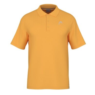 Head Tennis Polo Performance 2024 (Polyester Jacquard, quick-drying) yellow Men