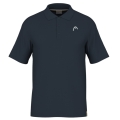 Head Tennis Polo Performance 2024 (Polyester Jacquard, quick-drying) navy blue Men