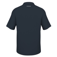 Head Tennis Polo Performance 2024 (Polyester Jacquard, quick-drying) navy blue Men