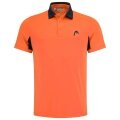 Head Tennis Polo Slice 2023 (modern, breathable) orange Men