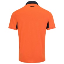 Head Tennis Polo Slice 2023 (modern, breathable) orange Men