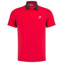 Head Tennis Polo Slice 2023 (modern, breathable) red Men