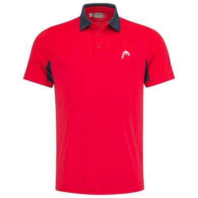 Head Tennis Polo Slice 2023 (modern, breathable) red Men