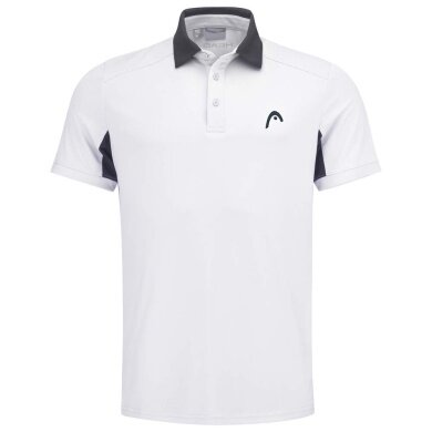 Head Tennis Polo Slice (modern, breathable) white/navy Men