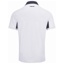 Head Tennis Polo Slice (modern, breathable) white/navy Men