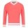 Head Pullover V-Neck Sweater (retro Design) coral red Men