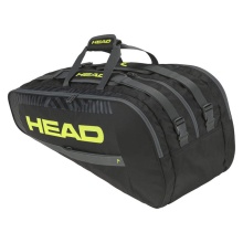 Head Tennis Racketbag Base Racquet Bag L (Racket bag, 3 main compartments) 2024 black/yellow 9-pack