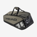 Head Tennis Racketbag Pro X Racquet Bag XL (Racket Bag, 2 Main Compartments) 2024 Thyme Green/Black 12-pack