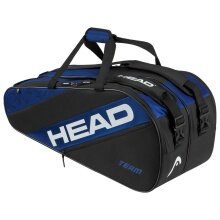 Head Tennis Racketbag Team Racquet Bag L (Racket bag, 2 main compartments) 2024 blue/black 9-pack