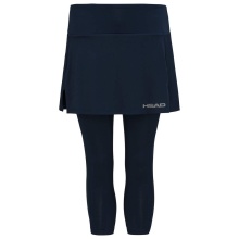 Head Tennis Skirt (Skirt + 3/4 Tights) Club Dark Blue Ladies