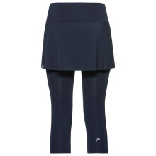 Head Tennis Skirt (Skirt + 3/4 Tights) Club Dark Blue Ladies