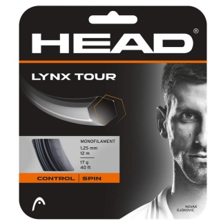 Head Tennis String Lynx Tour (Control+Spin) black 12m Set