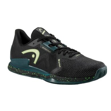 Head Tennis Shoes Sprint Pro 3.5 SF Clay/Sand Court Black/Teal Blue Men