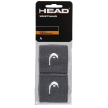 Head Sweatband Wrist Logo anthracite - 2 pieces