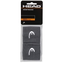 Head Sweatband Wrist Logo anthracite - 2 pieces