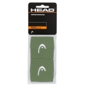 Head Sweatband Wrist Logo green - 2 pieces