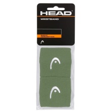 Head Sweatband Wrist Logo green - 2 pieces