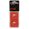 Head Sweatband Wrist Logo orange - 2 pieces