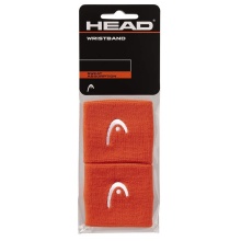 Head Sweatband Wrist Logo orange - 2 pieces