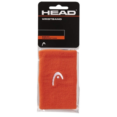 Head Sweatband Wrist Jumbo Logo orange - 2 pieces