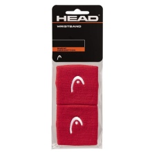 Head Wristband Logo Red - 2 Pieces