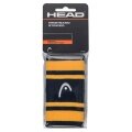 Head Sweatband Striped Wrist Jumbo navy blue/yellow - 2 pieces