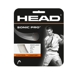 Head Tennis String Sonic Pro (Durability) white 12m Set