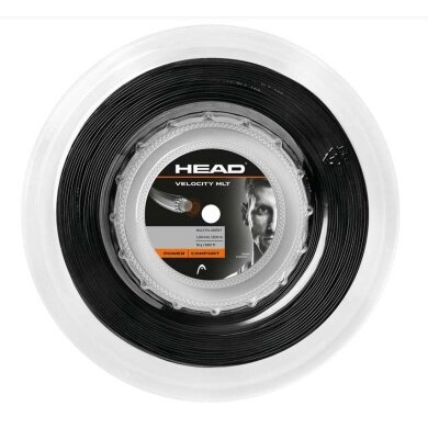 Head Tennis String Velocity MLT (Arm Protection+Touch) black 200m roll