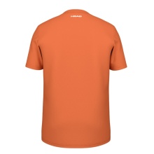 Head Tennis T-shirt Club Carl (mixed fabric, moisture-wicking) 2025 orange men's