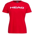 Head Tennis Shirt Club Basic 2023 (Mixed Fabric) Red Women