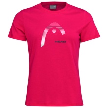 Head Tennis Shirt Club Lara 2023 (Mixed Fabric) Magenta Women