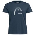 Head Tennis Shirt Club Lara (Mixed Fabric) Navy Blue Women