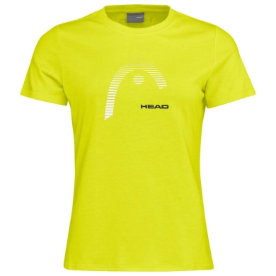 Head Tennis Shirt Club Lara 2023 (Mixed Fabric) Yellow Women