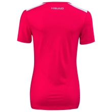 Head Tennis Shirt Club Tech (Moisture Transfer Microfiber Technology) Magenta Women