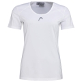 Head Tennis Shirt Club Tech (Moisture Transfer Microfiber Technology) white/white ladies