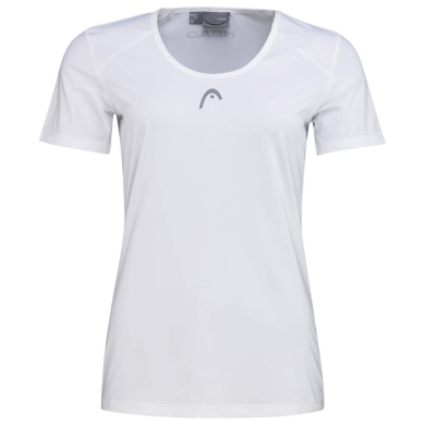 Head Tennis Shirt Club Tech (Moisture Transfer Microfiber Technology) white/white ladies