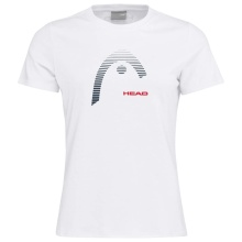 Head Tennis Shirt Club 22 Lara (Cotton Blend) white/red Ladies