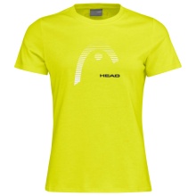 Head Tennis Shirt Club 22 Lara (Cotton Blend) Yellow Women