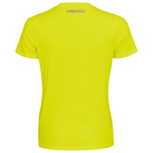 Head Tennis Shirt Club 22 Lara (Cotton Blend) Yellow Women