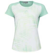 Head Tennis-Shirt Tie-Break 2023 (Moisture Transfer Microfiber Technology) pastel green/white Women