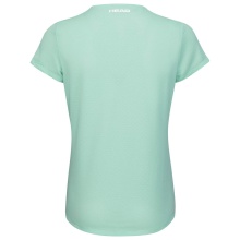 Head Tennis-Shirt Tie-Break 2023 (Moisture Transfer Microfiber Technology) pastel green/white Women