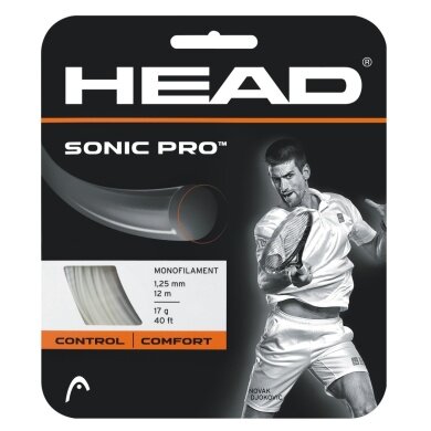 Stringing with tennis string Head Sonic Pro (Durability) white