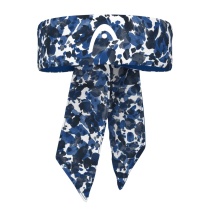 Head Headband Bandana - royal blue/white - 1 piece