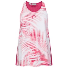 Head Tennis Tank Top Agility (quick-drying, V-neck) berrypink/white Girls